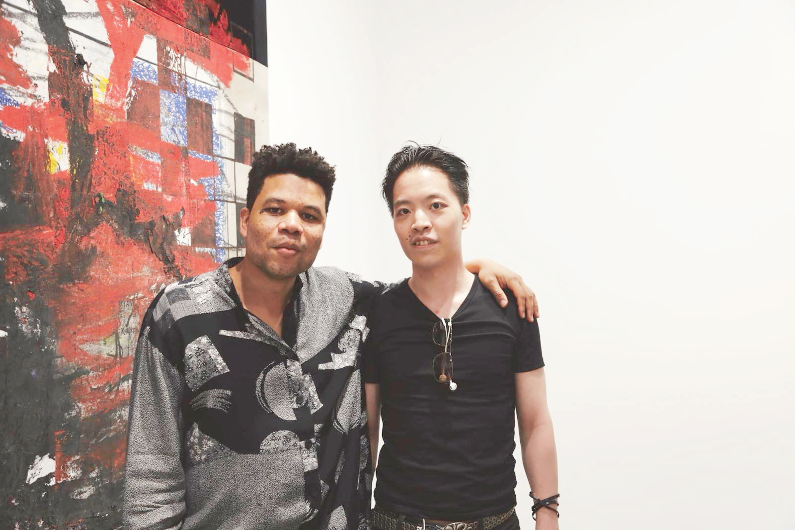 Michael Andrew Law Cheuk Yui ( 羅卓睿 ) and Oscar Murillo ( 奧斯卡·牟利羅 )